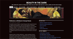 Desktop Screenshot of beautyinthedark.ca